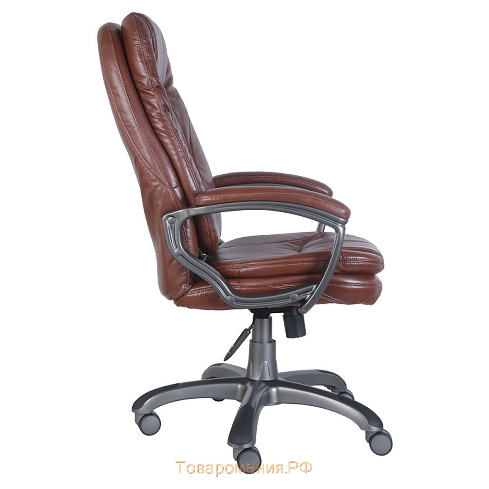 Кресло руководителя CH-868N, коричневый искусственная кожа