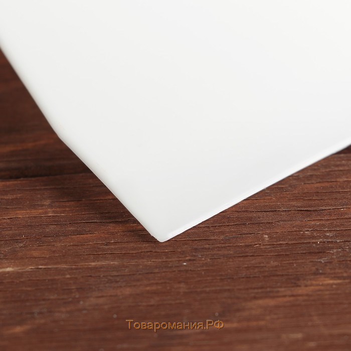 Шпатель кондитерский прямой, 13,5×9,5 см, цвет белый