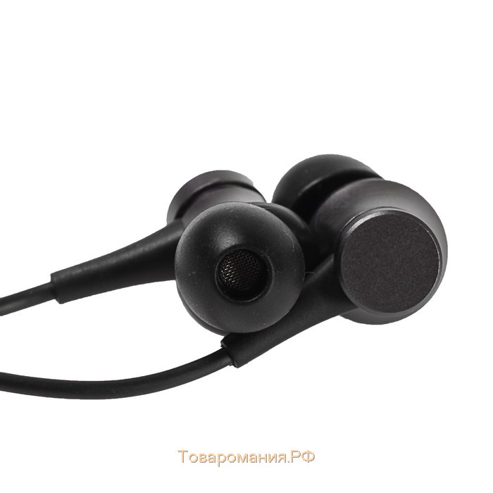 Наушники Xiaomi Mi In-Ear Basic ZBW4354TY, вакуумные, микрофон, 93 дБ, 3.5 мм,1.25 м, черные