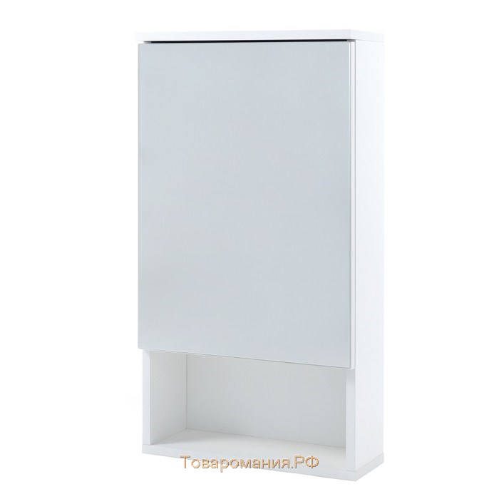 Зеркало-шкаф для ванной комнаты "Вега 4502" белое, 45 х 13,6 х 70 см