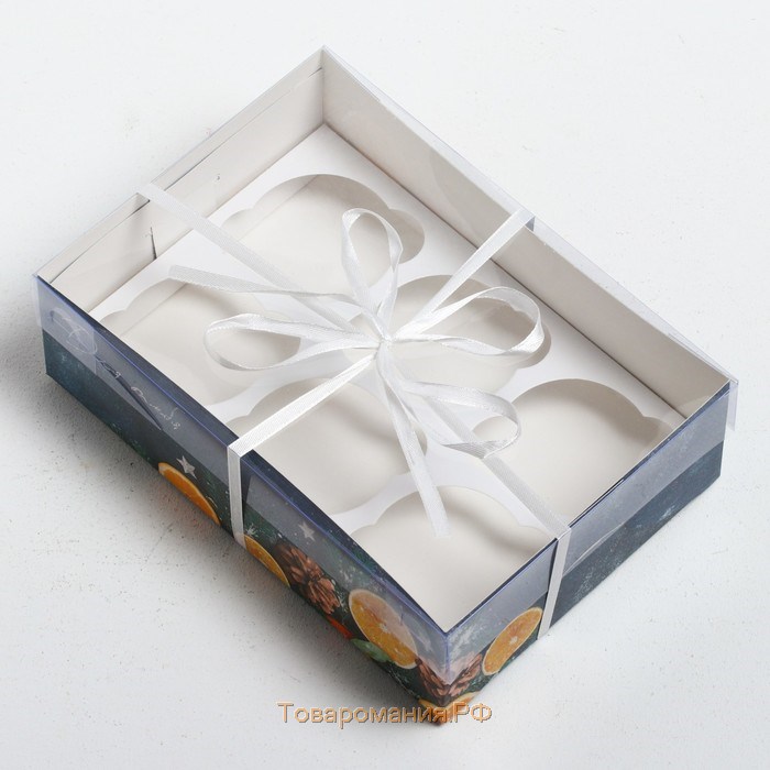 Коробка для капкейка «Время волшебства», 23 × 16 × 7.5 см