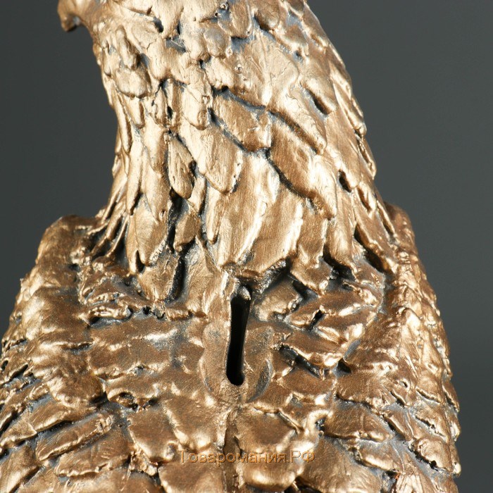 Копилка "Орел на камне средний" бронза, 21х13х40см