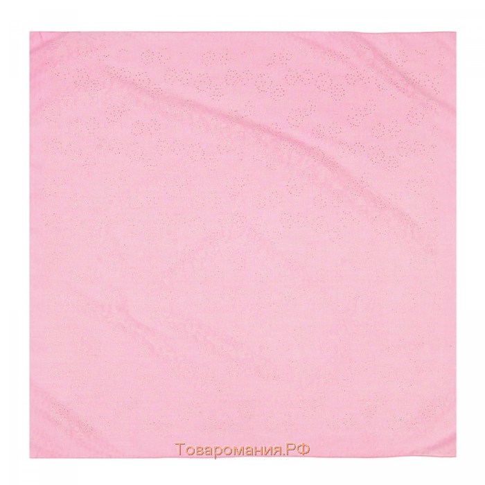 Платок женский, цвет розовый, размер 70х70
