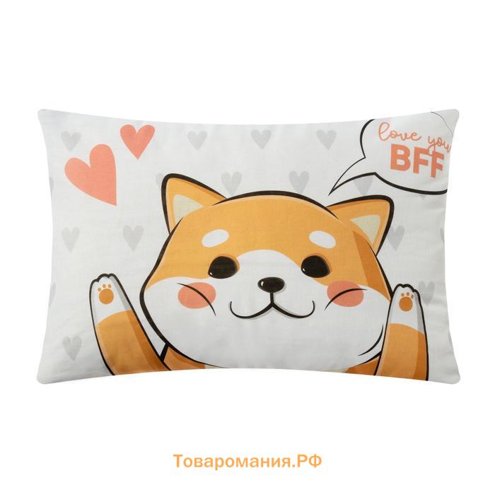 Комплект наволочек  Best friend 50х70 см - 2 шт, 100% хлопок, бязь