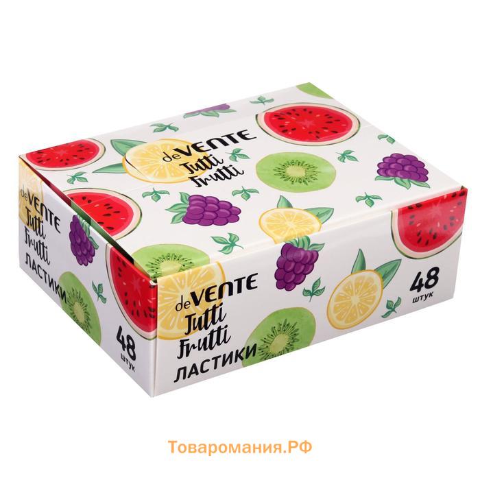 Ластик синтетика, deVENTE Fruits, 50 х 12 мм, цилиндр, МИКС х 4 цвета, картонная коробка