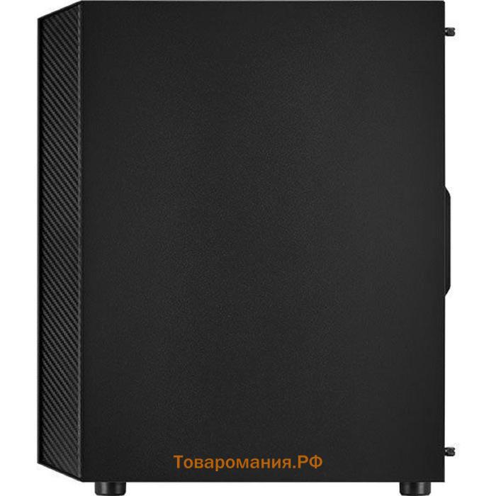 Корпус Aerocool Hive-G-BK-v2, без БП, ATX, Midi-Tower, черный