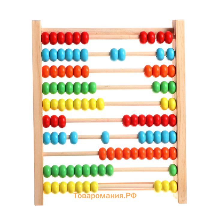 Счёты детские обучающие, 24.3×20.5×5.4 см