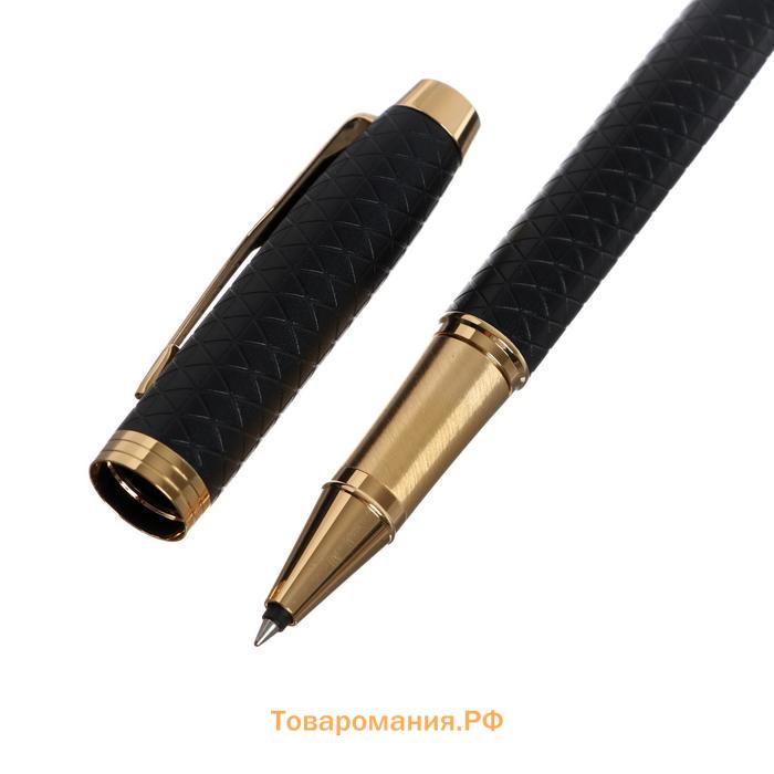 Ручка-роллер Parker IM Premium T323 Black GT F, 0.5 мм, корпус из алюминия, чёрные чернила, В ПОДАРОЧНОМ ПАКЕТЕ