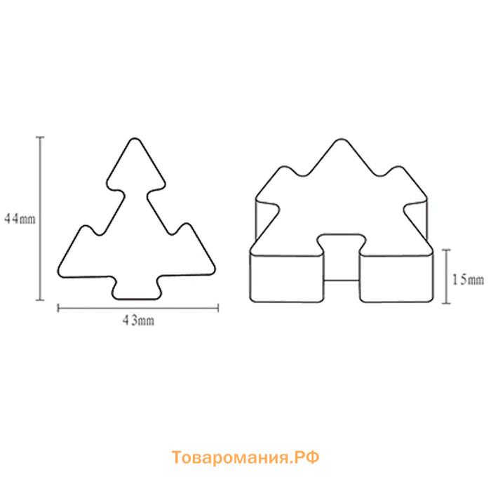 Конструктор обучающий «Треугольнички», 38 деталей