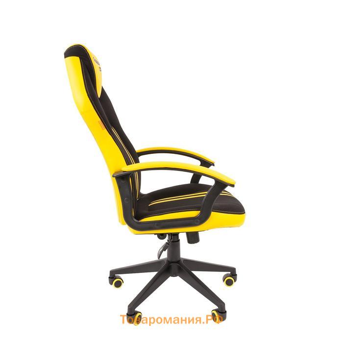 Игровое кресло "Chairman game" 26 черный/желтый