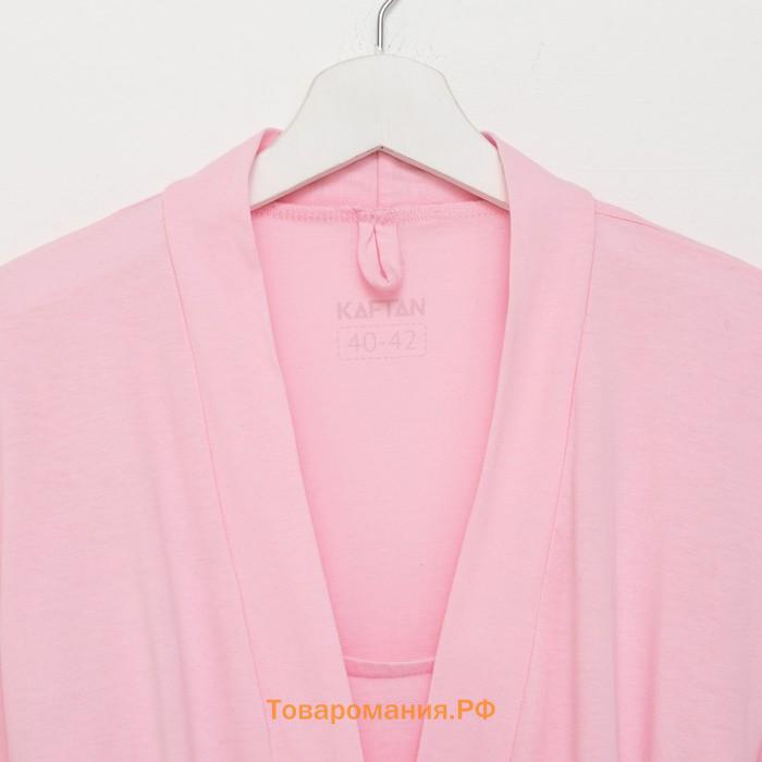 Набор женский (халат, сорочка) KAFTAN, р. 40-42, розовый
