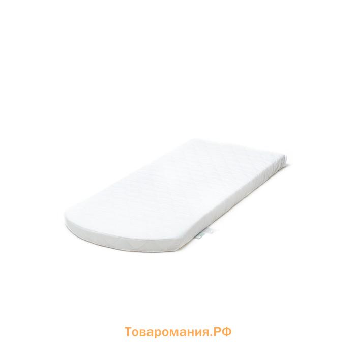 Кровать Romack «Мишка» Masha с кармашками, белый велюр, ящик, матрас в комплекте