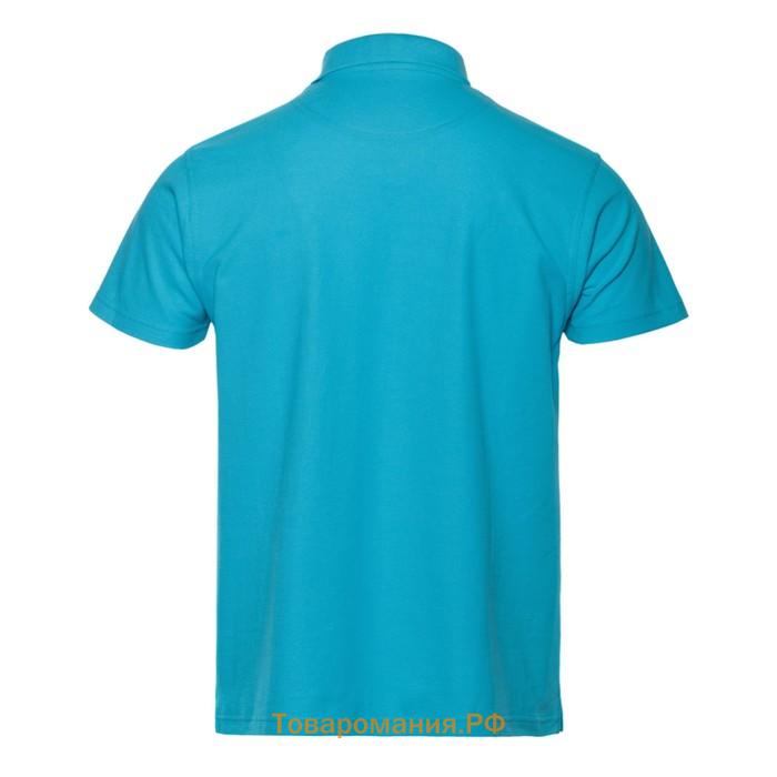 Рубашка мужская, размер 48, цвет бирюзовый