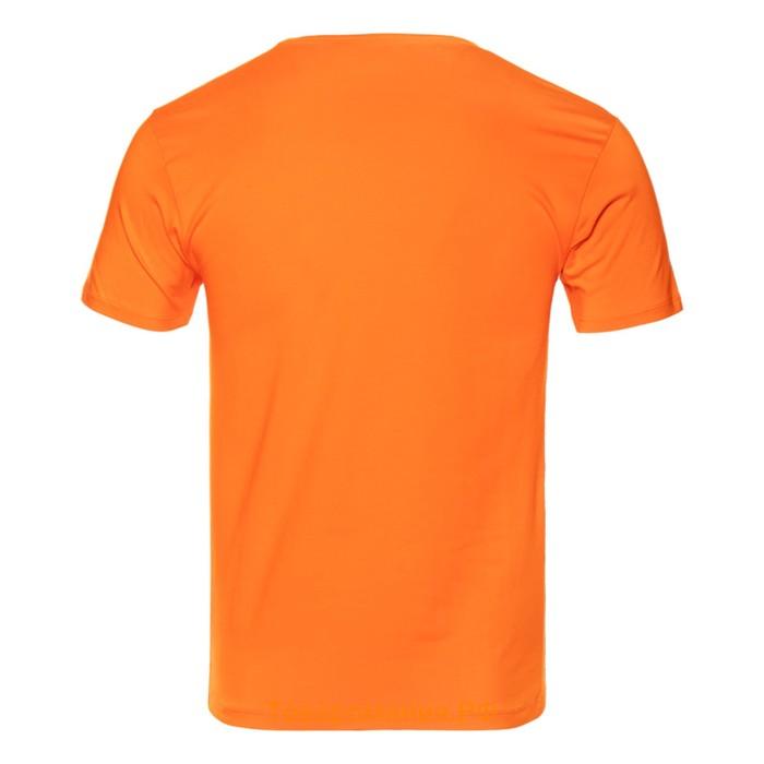 Футболка мужская, размер 48, цвет оранжевый