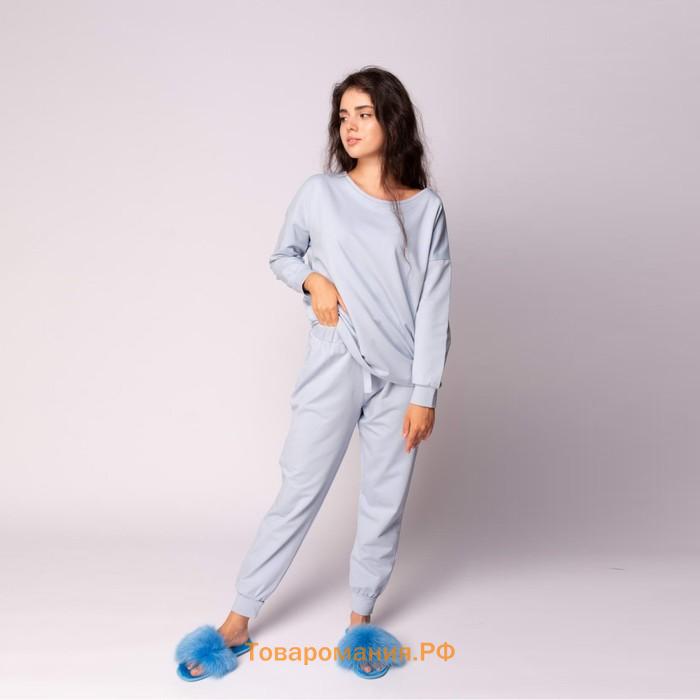 Пижама женская «Бриджит», размер L, цвет голубой