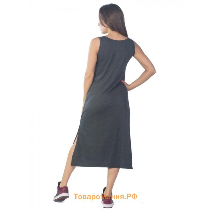 Платье женское Minimal, размер 50, цвет антрацит