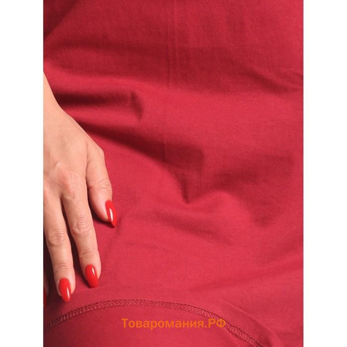 Платье женское self, размер 54, цвет бордовый
