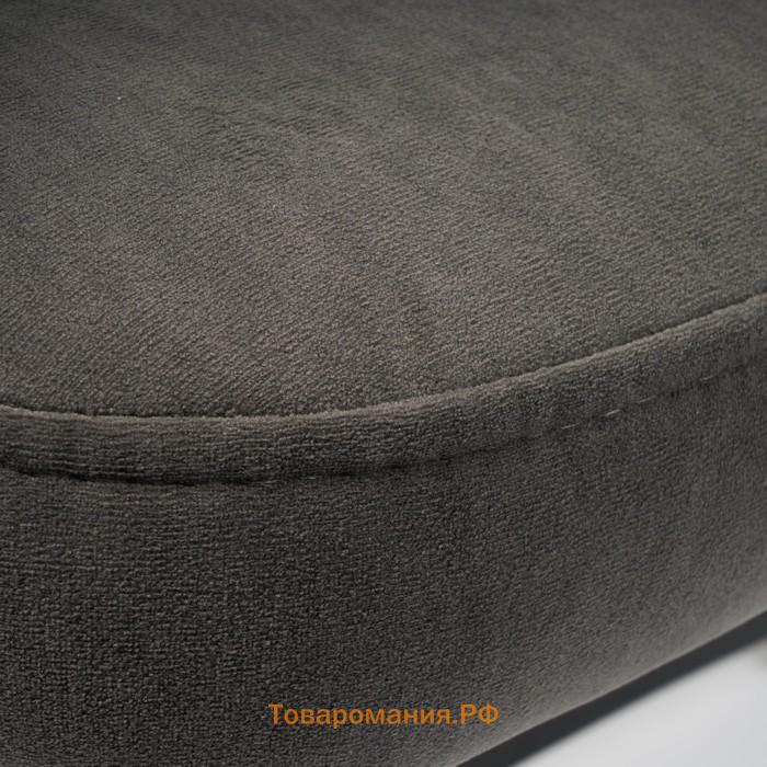 Кресло PARMA флок/ткань серый 29/TW-12