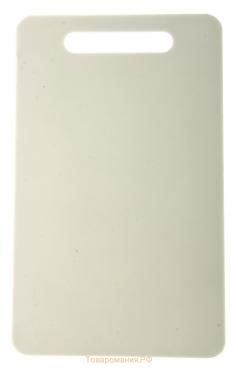 Доска разделочная пластиковая, прямоугольная, 22×13 см, цвет МИКС