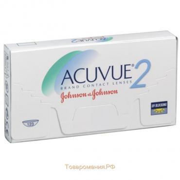 Контактные линзы Acuvue 2, -5/8,3, в наборе 6шт