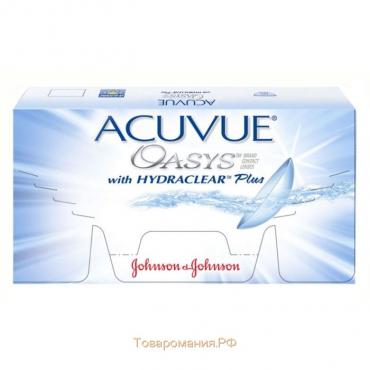 Контактные линзы Acuvue Oasys, -7/8,4, в наборе 6шт