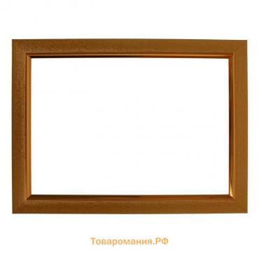 Рама для картин (зеркал) 21 х 30 х 2,8 см, пластиковая, Calligrata 6528, золотая