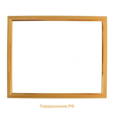 Рама для картин (зеркал) 40 х 50 х 2,8 см, пластиковая, Calligrata 6528, золото