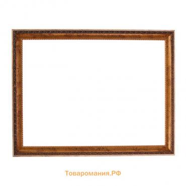 Рама для картин (зеркал) 30 х 40 х 3,0 см, пластиковая, Calligrata 6792, бронзовая