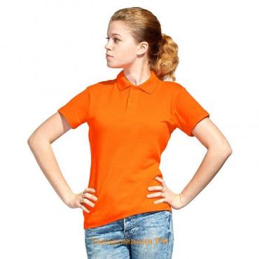 Рубашка унисекс, размер 46, цвет оранжевый
