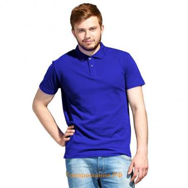 Рубашка унисекс, размер 48, цвет синий