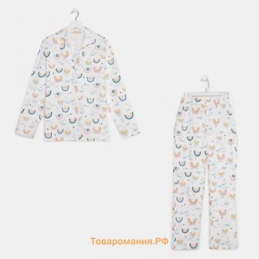 Пижама (рубашка, брюки) женская KAFTAN "Радуга" р. 40-42