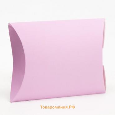 Коробка складная розовая, 19 х 14 х 4 см