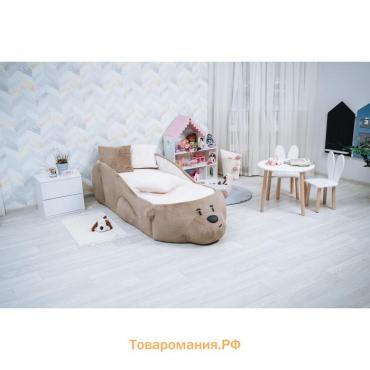 Кровать Romack «Мишка» Pasha, цвет шоколад, ящик, матрас в комплекте
