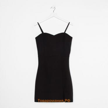 Платье женское, цвет чёрный, размер 48