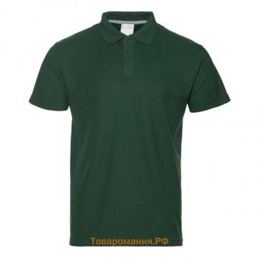 Рубашка мужская, размер 60-62, цвет тёмно-зелёный