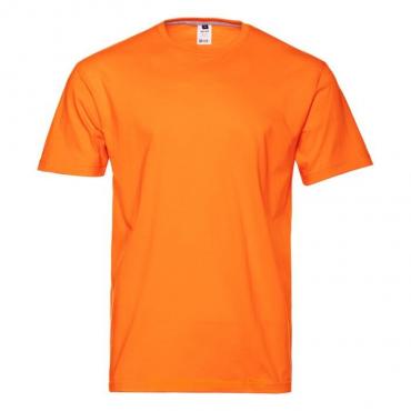 Футболка мужская, размер 56, цвет оранжевый
