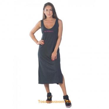 Платье женское Minimal, размер 44, цвет антрацит