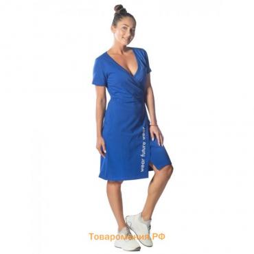 Платье женское wear future wear, размер 44, цвет васильковый