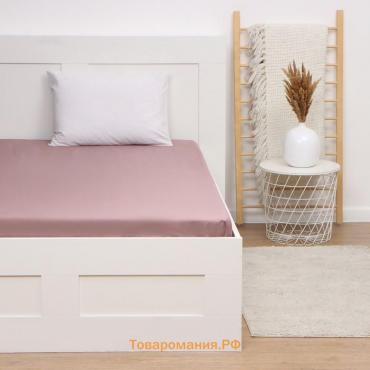 Простыня  Twilight Mauve 200*215, 100% хлопок, мако-сатин, 114г/м2